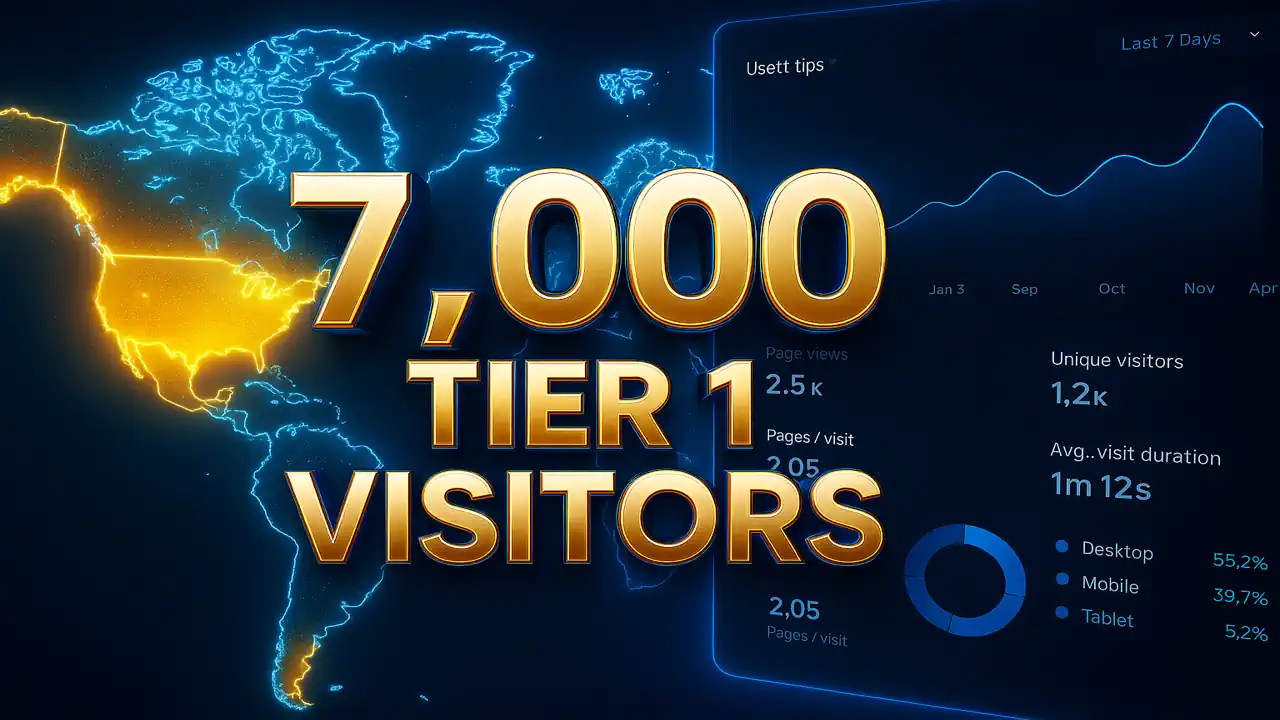 How to Get 7,000 High-Quality Website Visitors (Plus 500 Free Bonus Traffic)